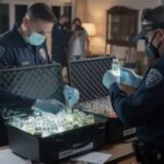 Fuhrman DEATH Reopens O.J. TRIAL Wounds FBI agents examining evidence in a home setting