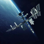 LEAK Panic — Dragon Becomes LIFEBOAT Space station orbiting Earth surrounded by dark sky.