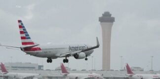 American Airlines flight aborts takeoff in Miami after business jet enters the same runway