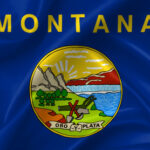 Montana Court REDEFINES Gender — Hope You’re Sitting Down! Montana state flag with emblem, Oro y Plata.