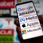 Microsoft Codes FLOODING IN? Big Trouble Smartphone screen showing major tech company logos