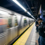 NEW Hate-Fueled SUBWAY ATTACK Stuns NYC People waiting at 42nd Street subway station, New York City.